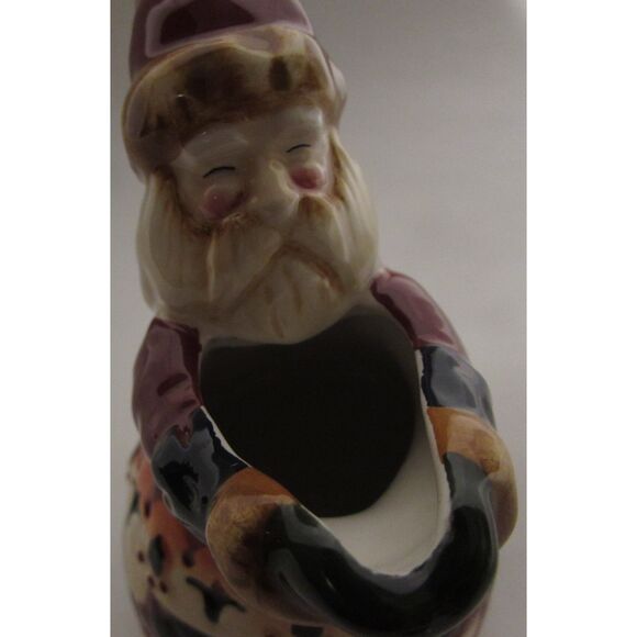 Jim Shore 2002 vintage Santa Claus creamer small pitcher Christmas dining - Picture 5 of 7